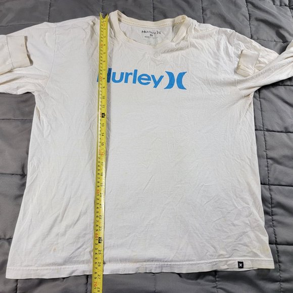 Hurley Mens Large White Shirt One and Only Regular Fit Long Sleeve Casual - Picture 12 of 13